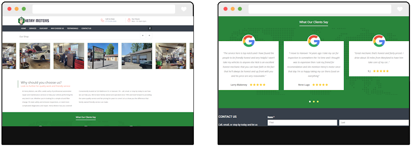 web design websites computer repair hanover pa 17331